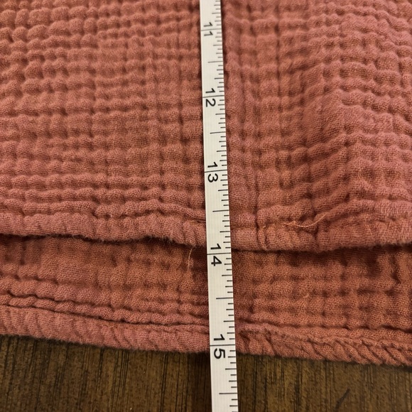 Women's Rust V-Neck Oversized Top - Size L - Picture 6 of 6